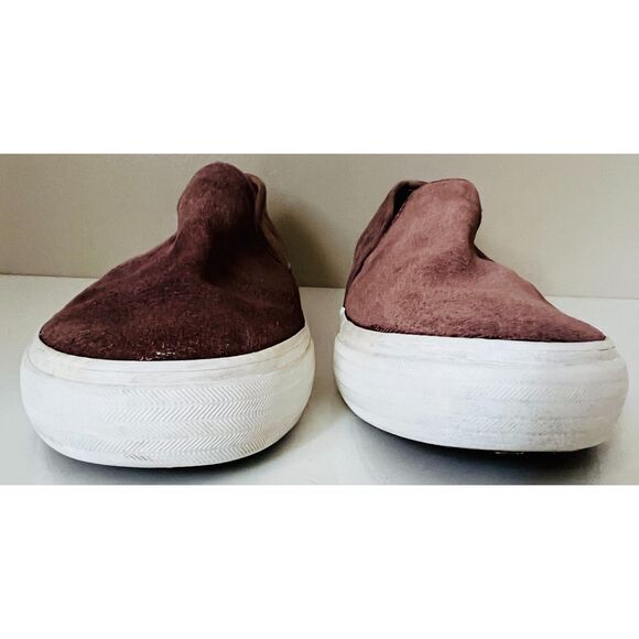 Keds women's Double Decker suede mauve slip-ons. Size 8. - Picture 3 of 9